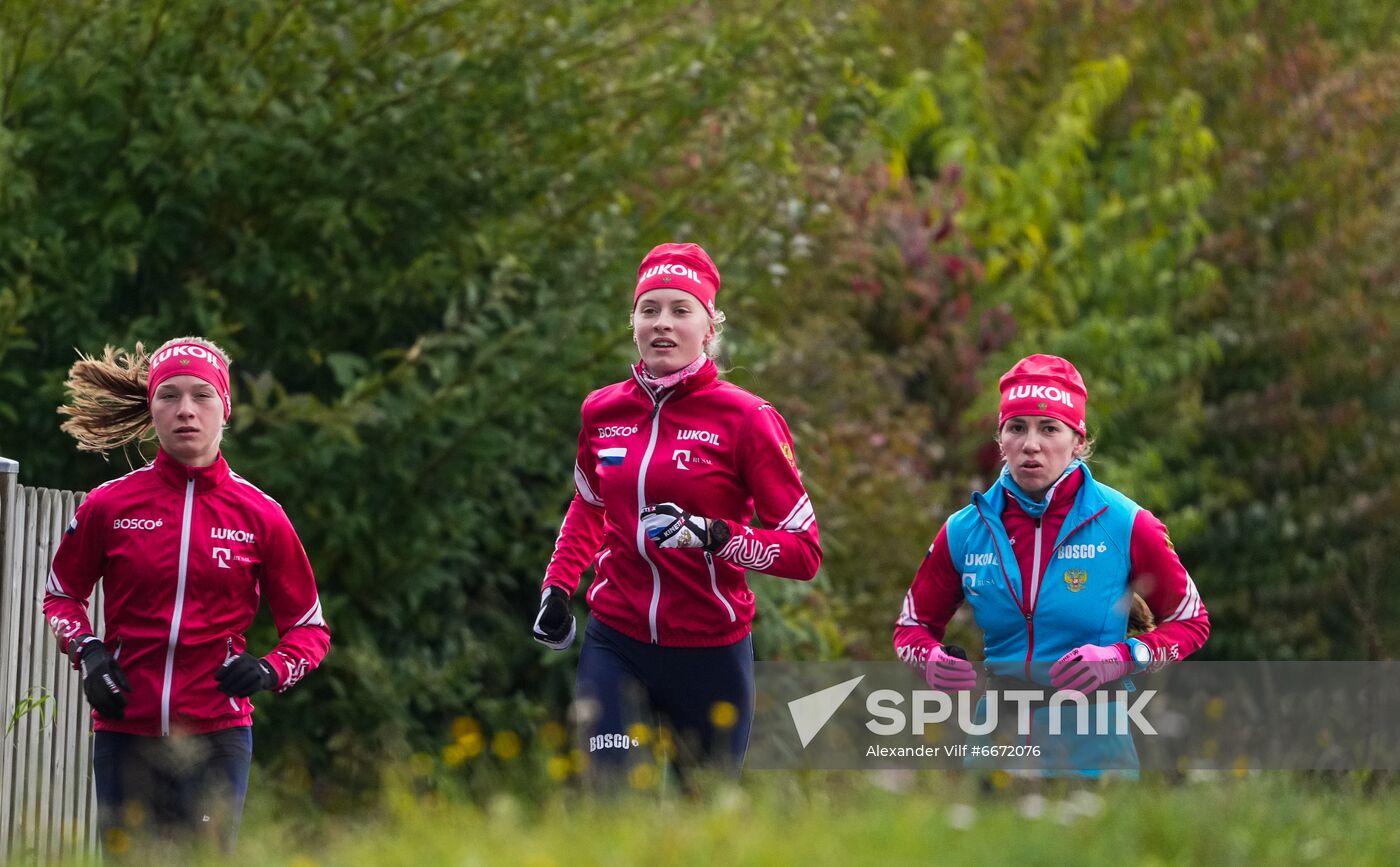 Austria Cross Country Skiing Russia Team Training