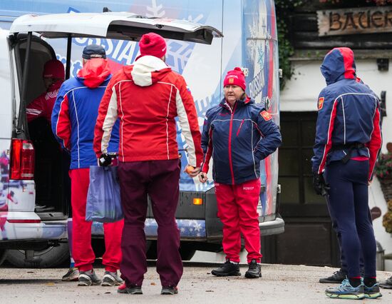 Austria Cross Country Skiing Russia Team Training