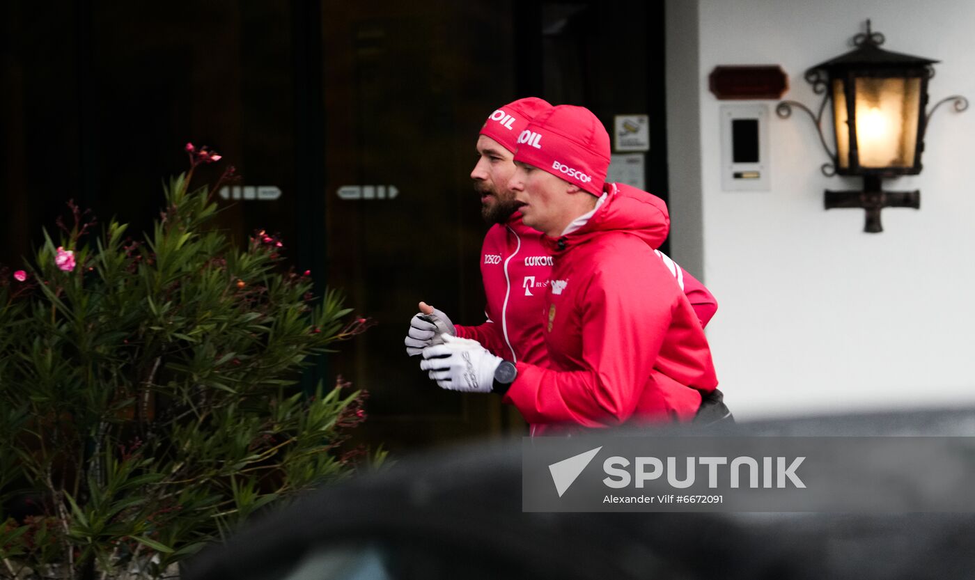 Austria Cross Country Skiing Russia Team Training