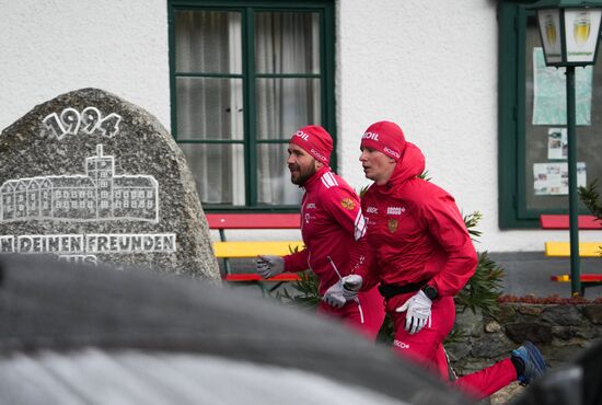 Austria Cross Country Skiing Russia Team Training