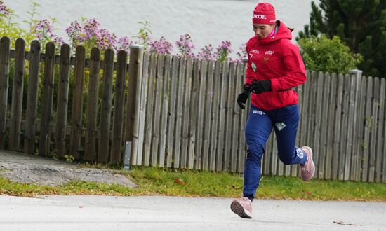 Austria Cross Country Skiing Russia Team Training
