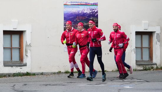 Austria Cross Country Skiing Russia Team Training