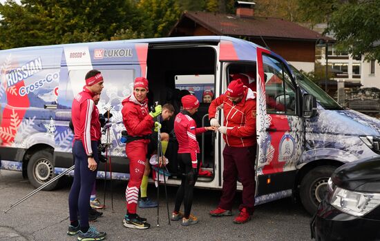 Austria Cross Country Skiing Russia Team Training