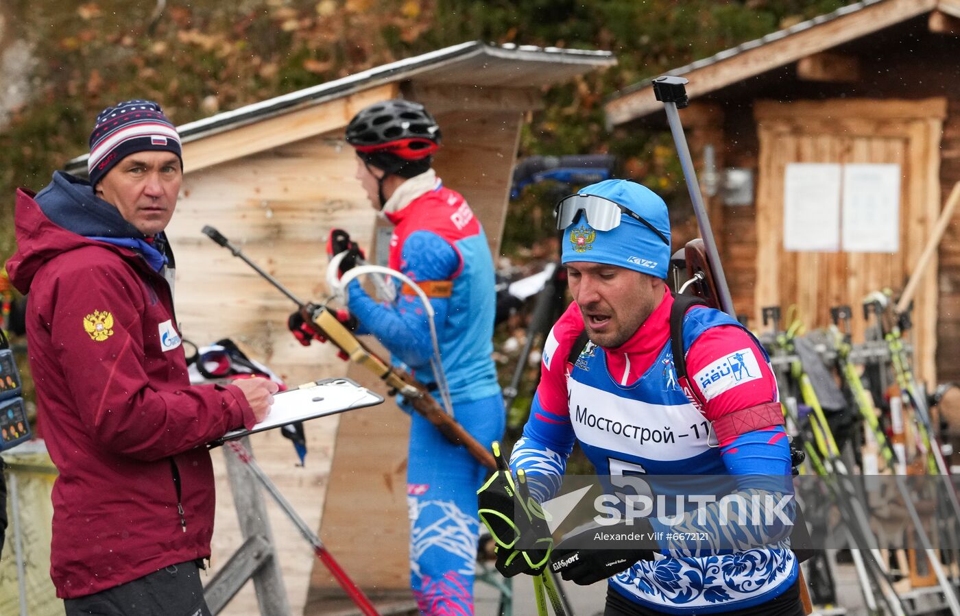 Austria Biathlon Russia Team Training