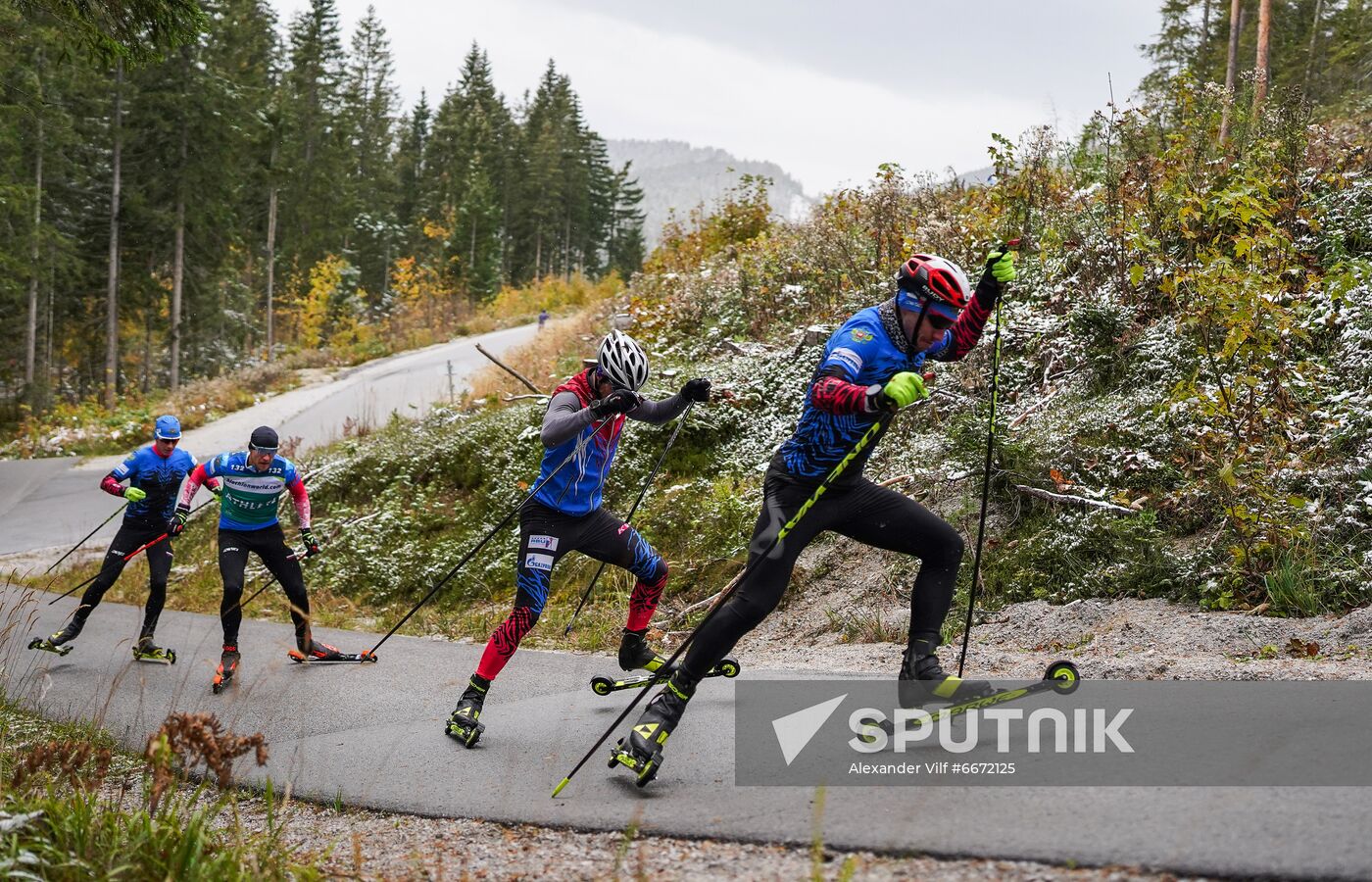 Austria Biathlon Russia Team Training