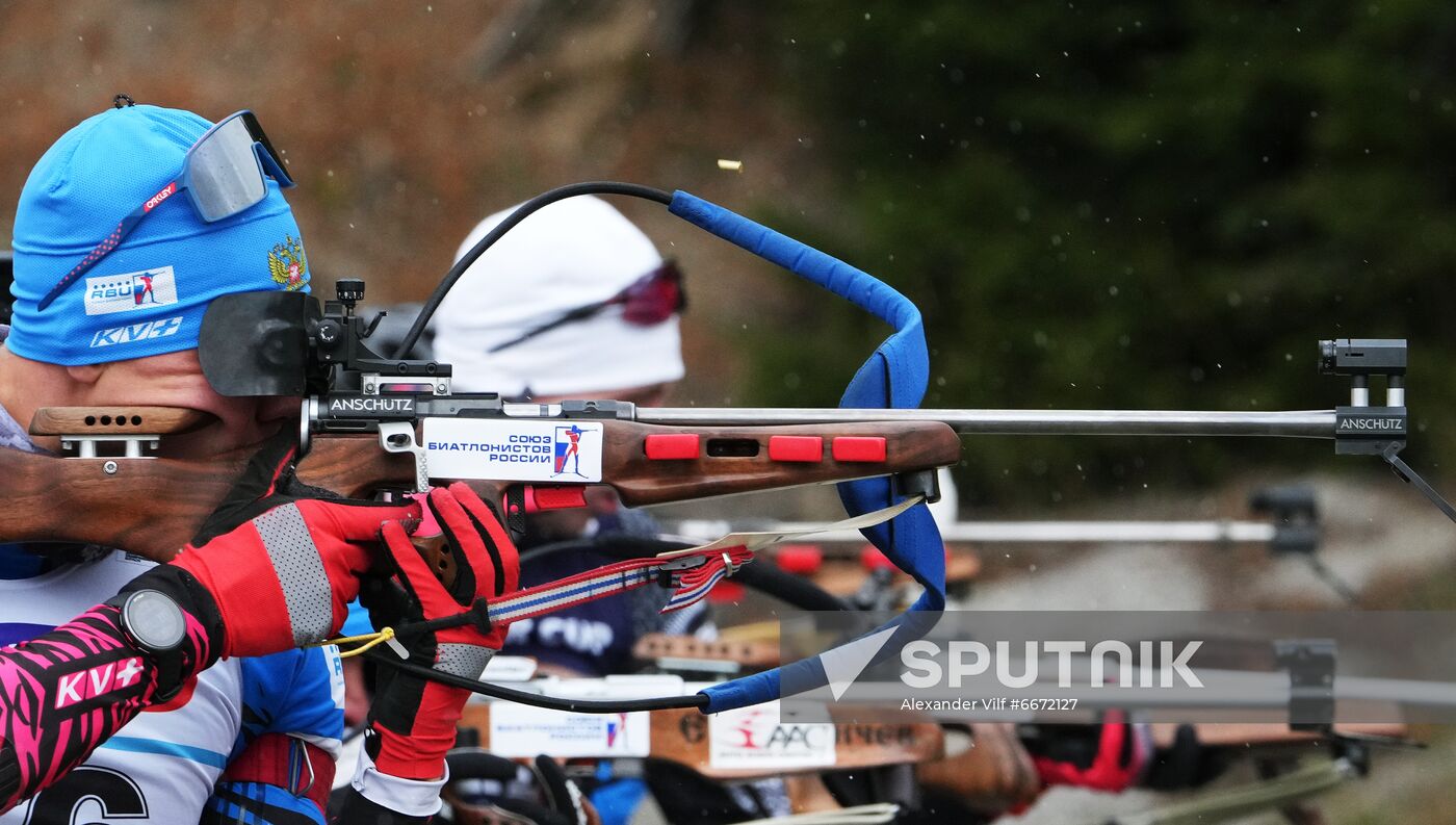 Austria Biathlon Russia Team Training