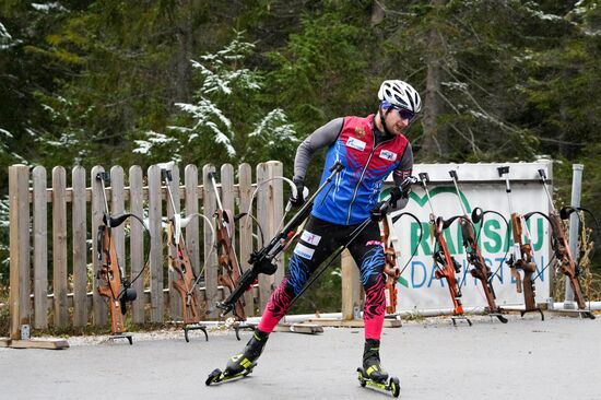 Austria Biathlon Russia Team Training