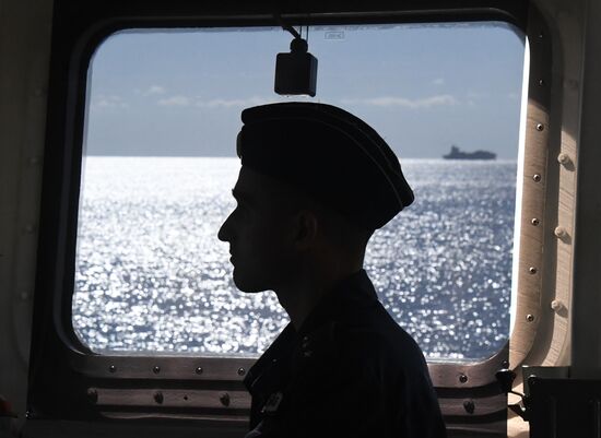 Russia China Joint Naval Drills 