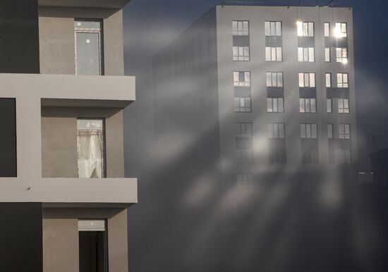 Russia Peat Fires Smog