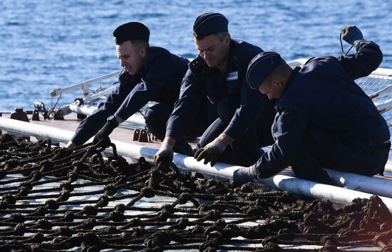 Russia China Joint Naval Drills 