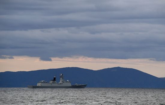 Russia China Joint Naval Drills 