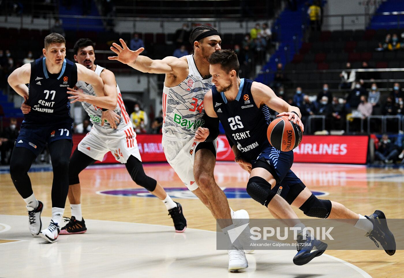 Russia Basketball Euroleague Zenit - Bayern