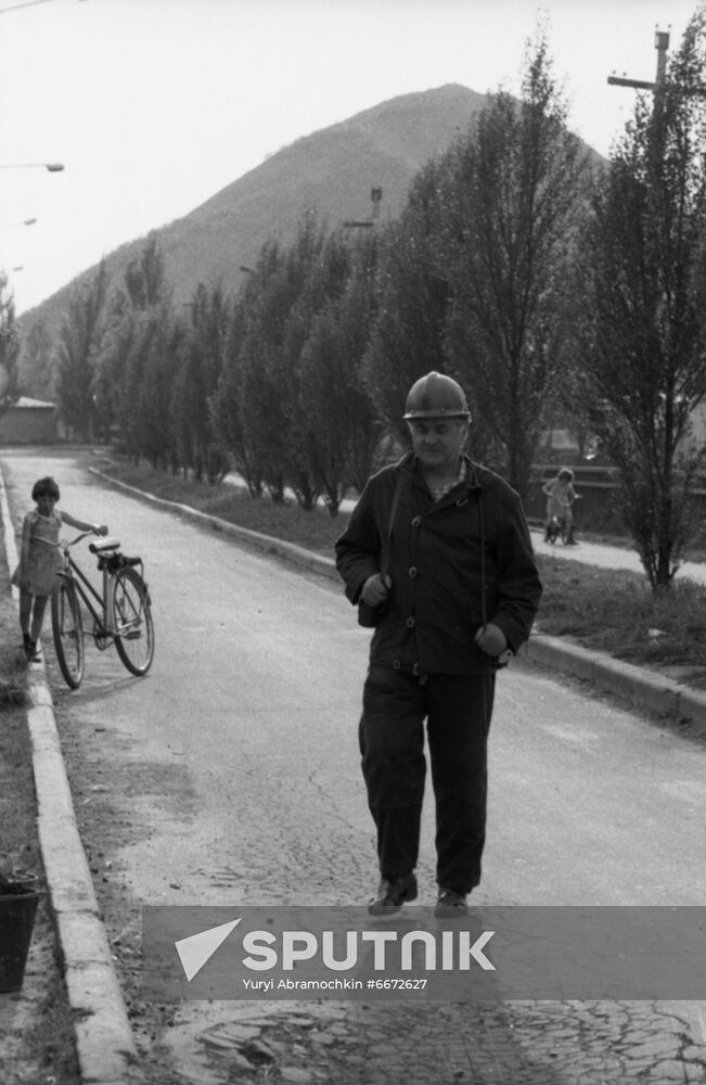Donetsk coal miner John Pinter