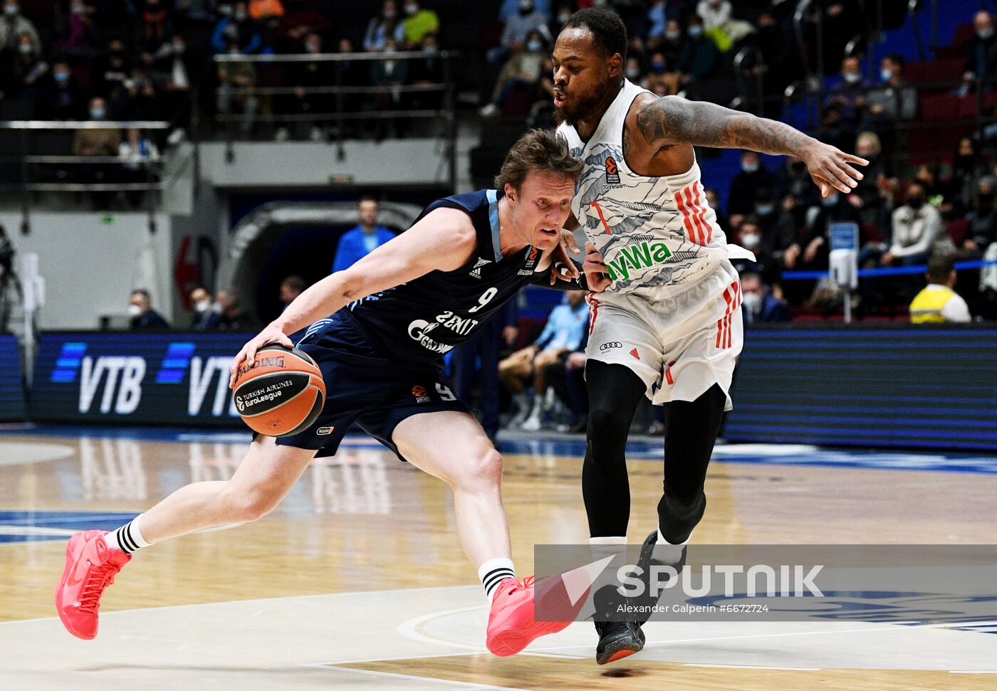 Russia Basketball Euroleague Zenit - Bayern