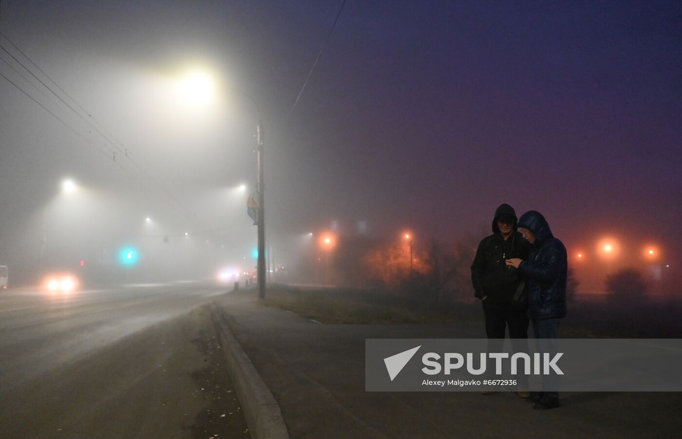 Russia Peat Fires Smog