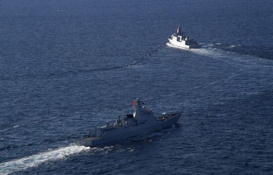 Russia China Joint Naval Drills
