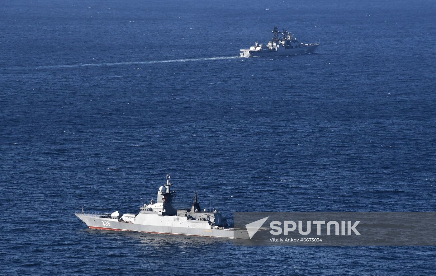 Russia China Joint Naval Drills