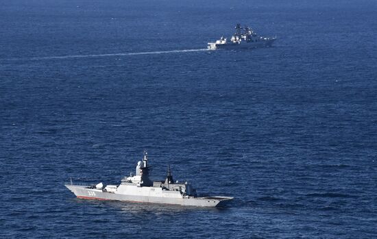 Russia China Joint Naval Drills