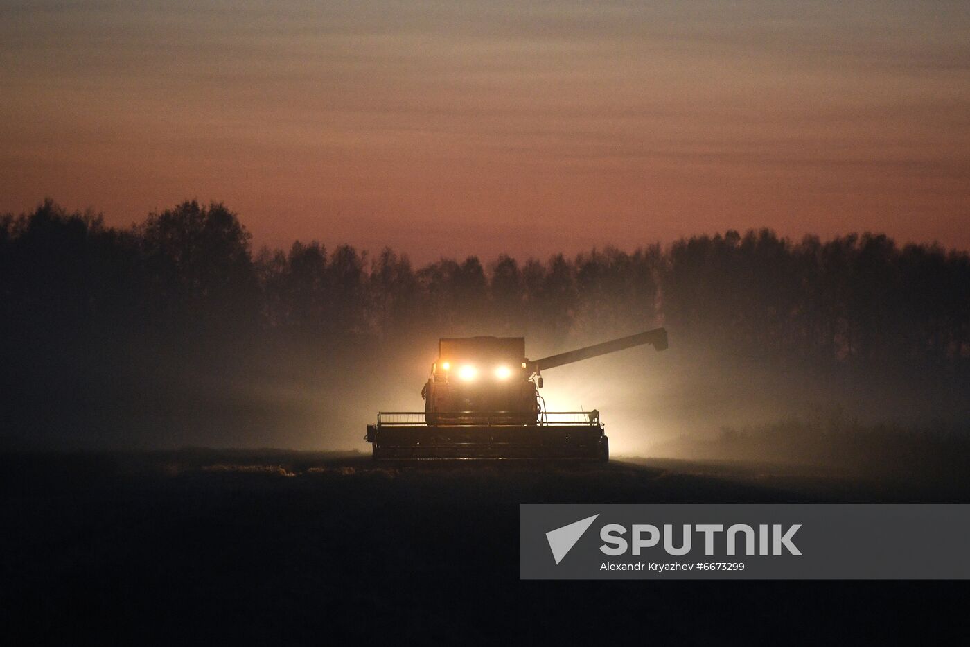 Russia Agriculture Harvesting