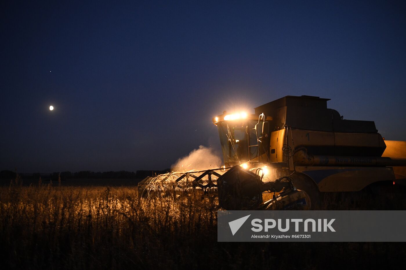 Russia Agriculture Harvesting