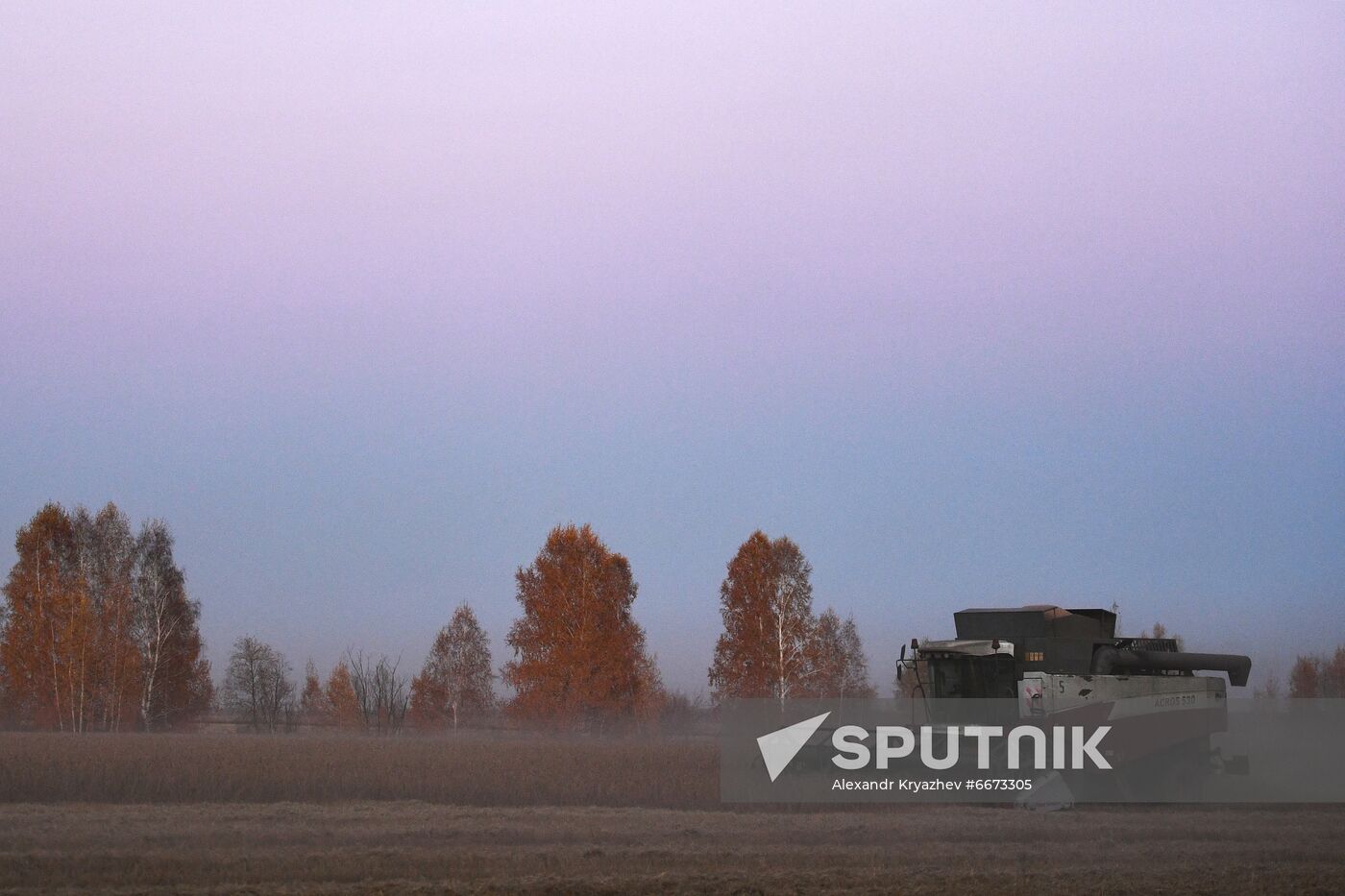 Russia Agriculture Harvesting