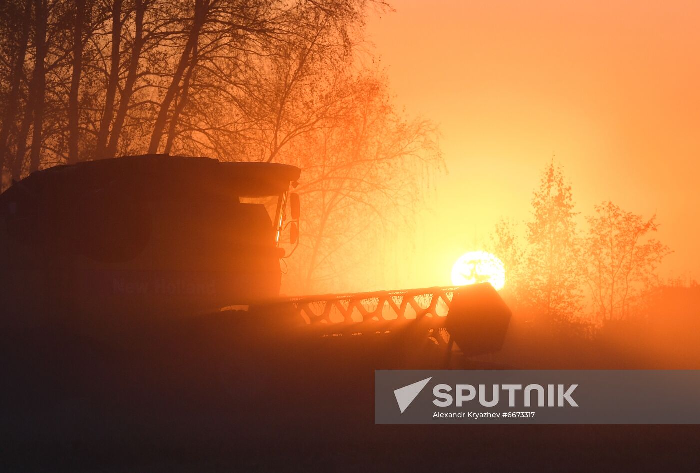 Russia Agriculture Harvesting