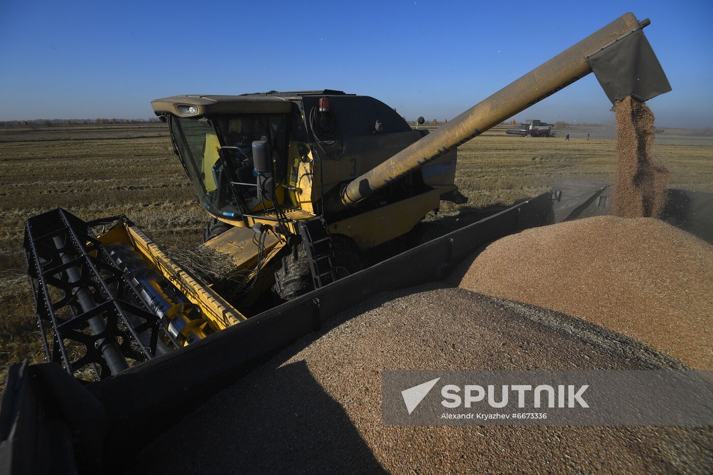 Russia Agriculture Harvesting