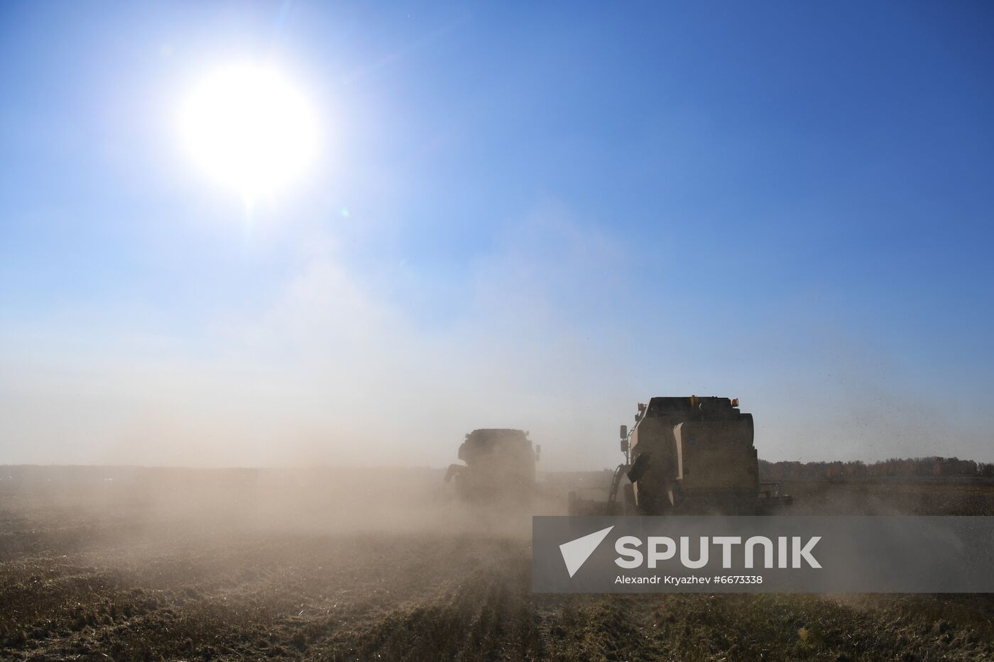 Russia Agriculture Harvesting