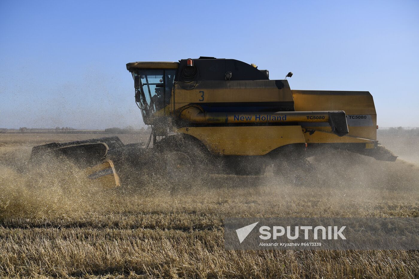 Russia Agriculture Harvesting