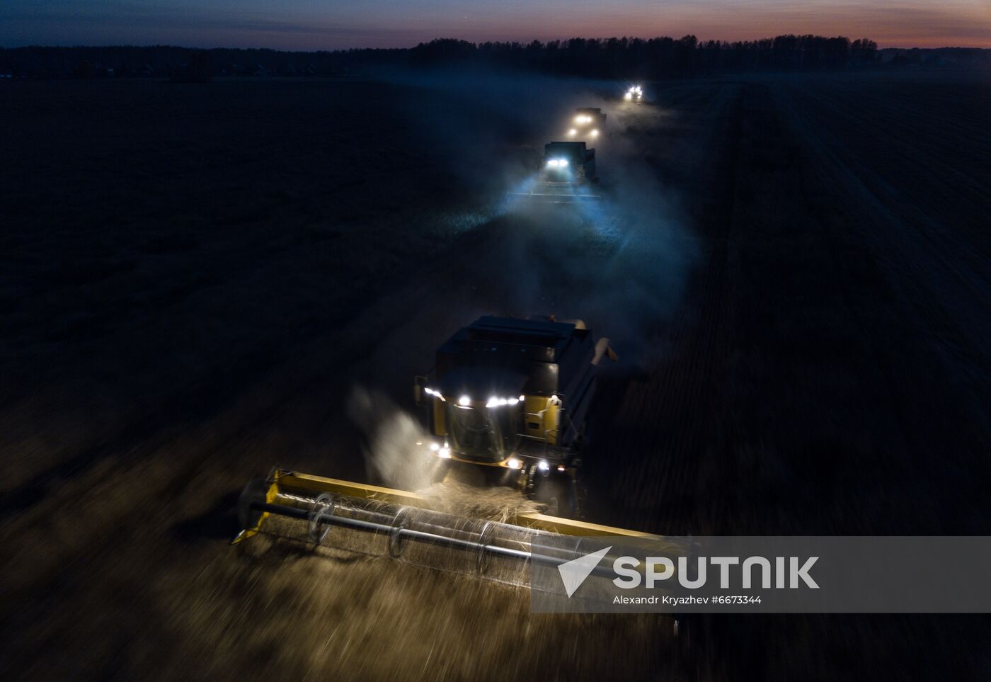 Russia Agriculture Harvesting