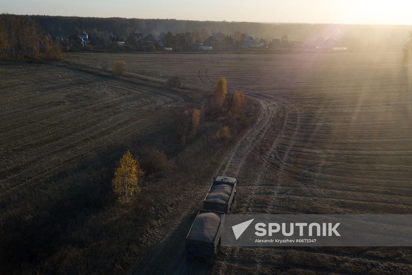 Russia Agriculture Harvesting