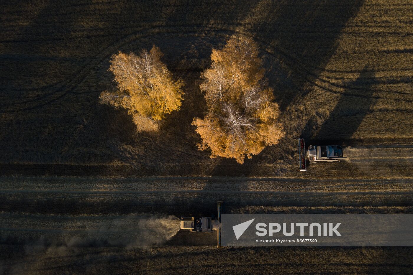 Russia Agriculture Harvesting
