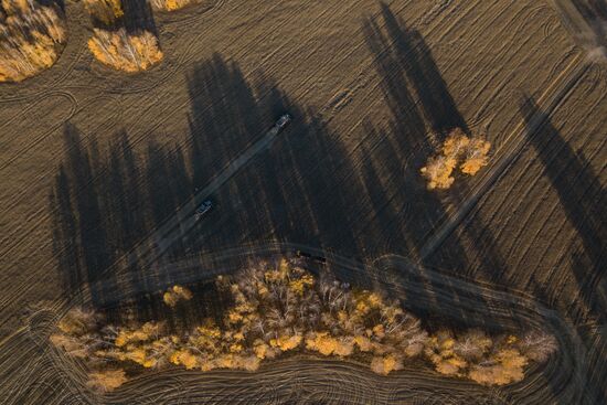 Russia Agriculture Harvesting