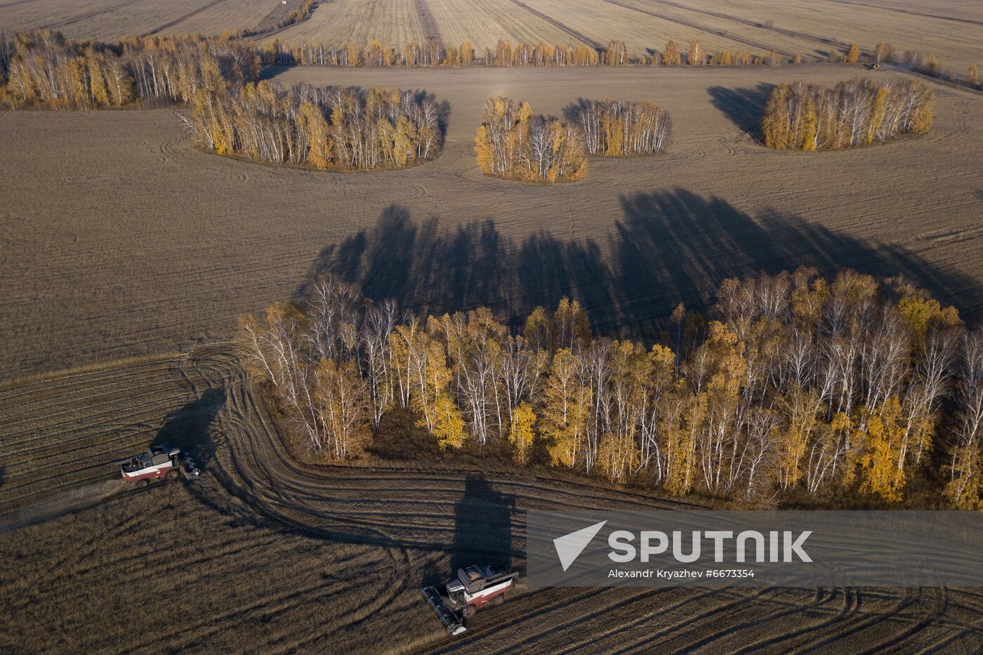 Russia Agriculture Harvesting