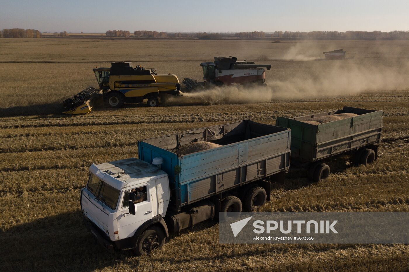 Russia Agriculture Harvesting