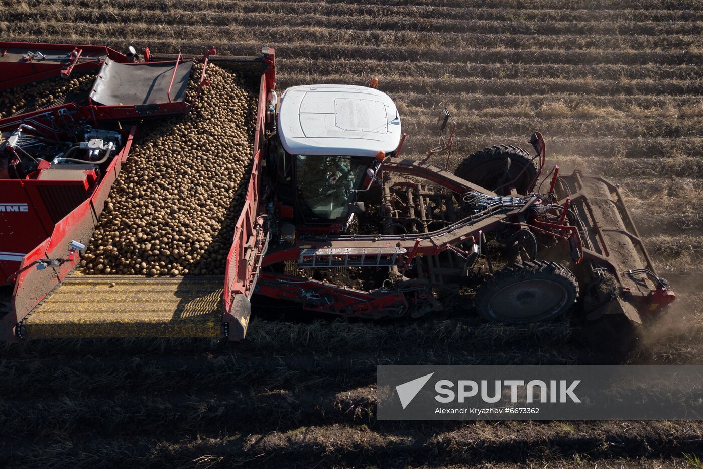 Russia Agriculture Harvesting