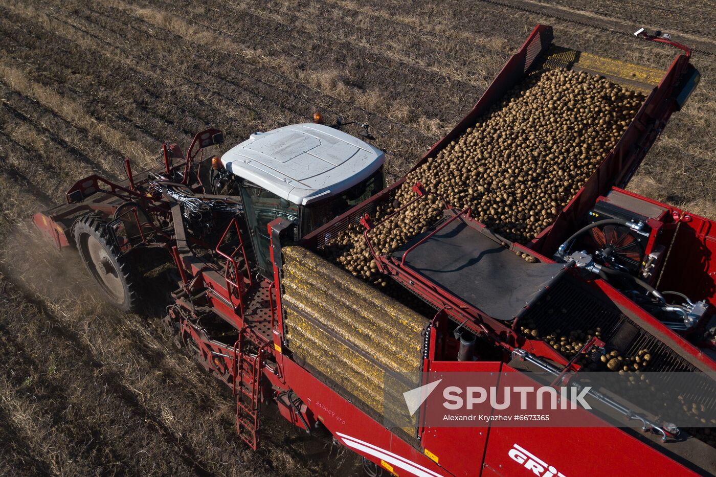 Russia Agriculture Harvesting