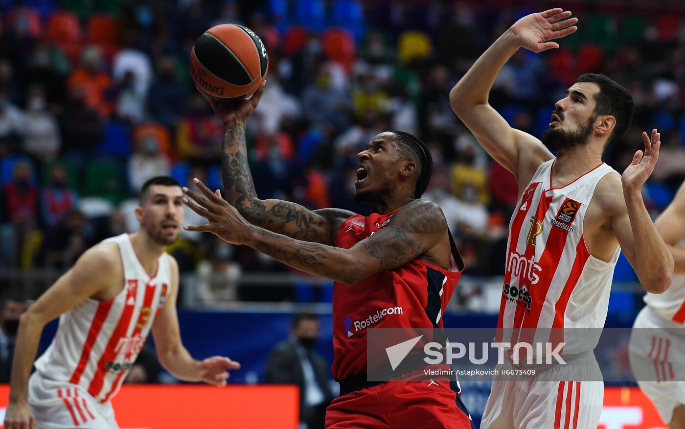 Russia Basketball Euroleague CSKA - Crvena Zvezda