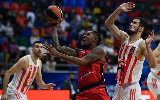 Russia Basketball Euroleague CSKA - Crvena Zvezda