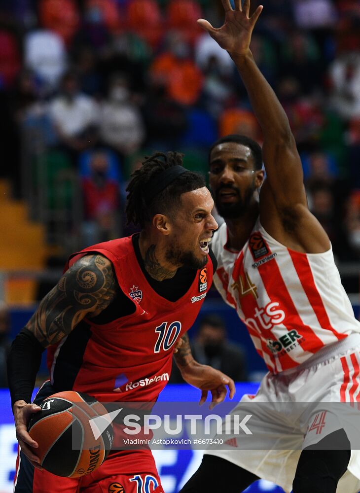 Russia Basketball Euroleague CSKA - Crvena Zvezda