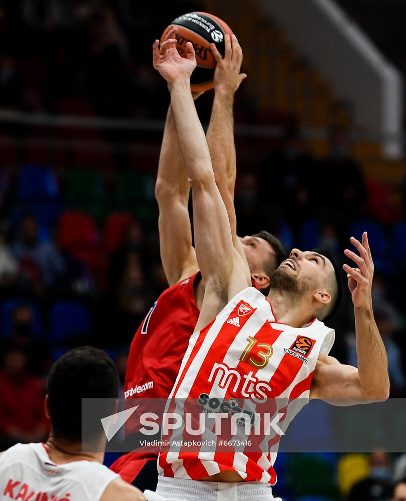 Russia Basketball Euroleague CSKA - Crvena Zvezda