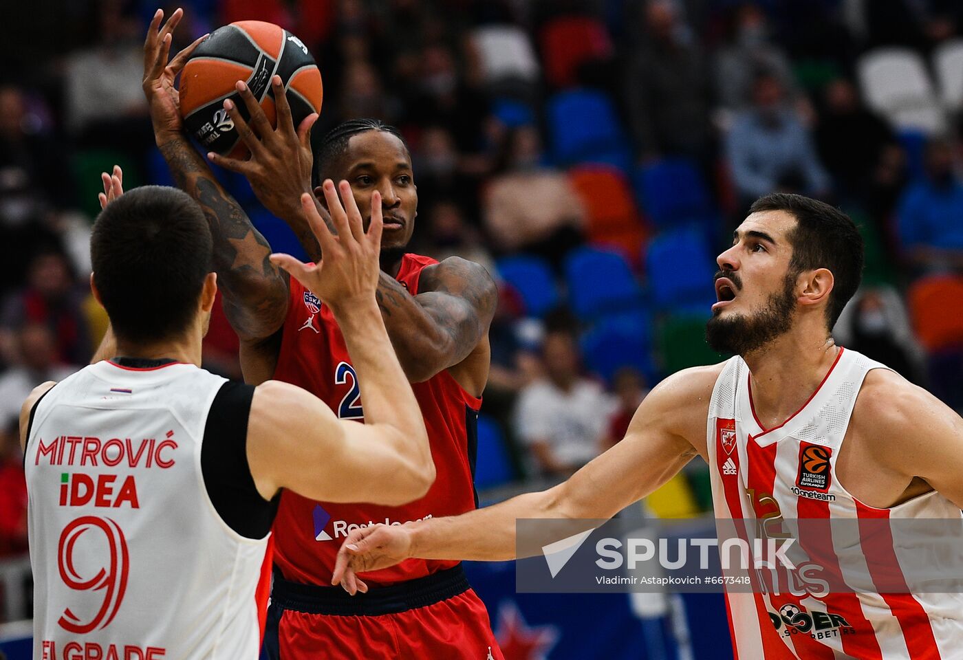 Russia Basketball Euroleague CSKA - Crvena Zvezda