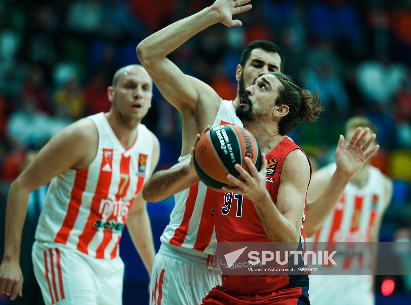 Russia Basketball Euroleague CSKA - Crvena Zvezda