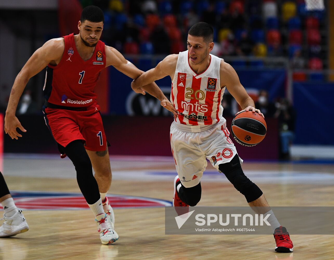 Russia Basketball Euroleague CSKA - Crvena Zvezda