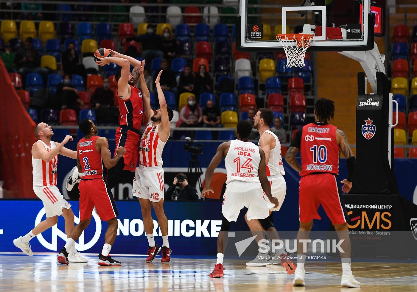 Russia Basketball Euroleague CSKA - Crvena Zvezda