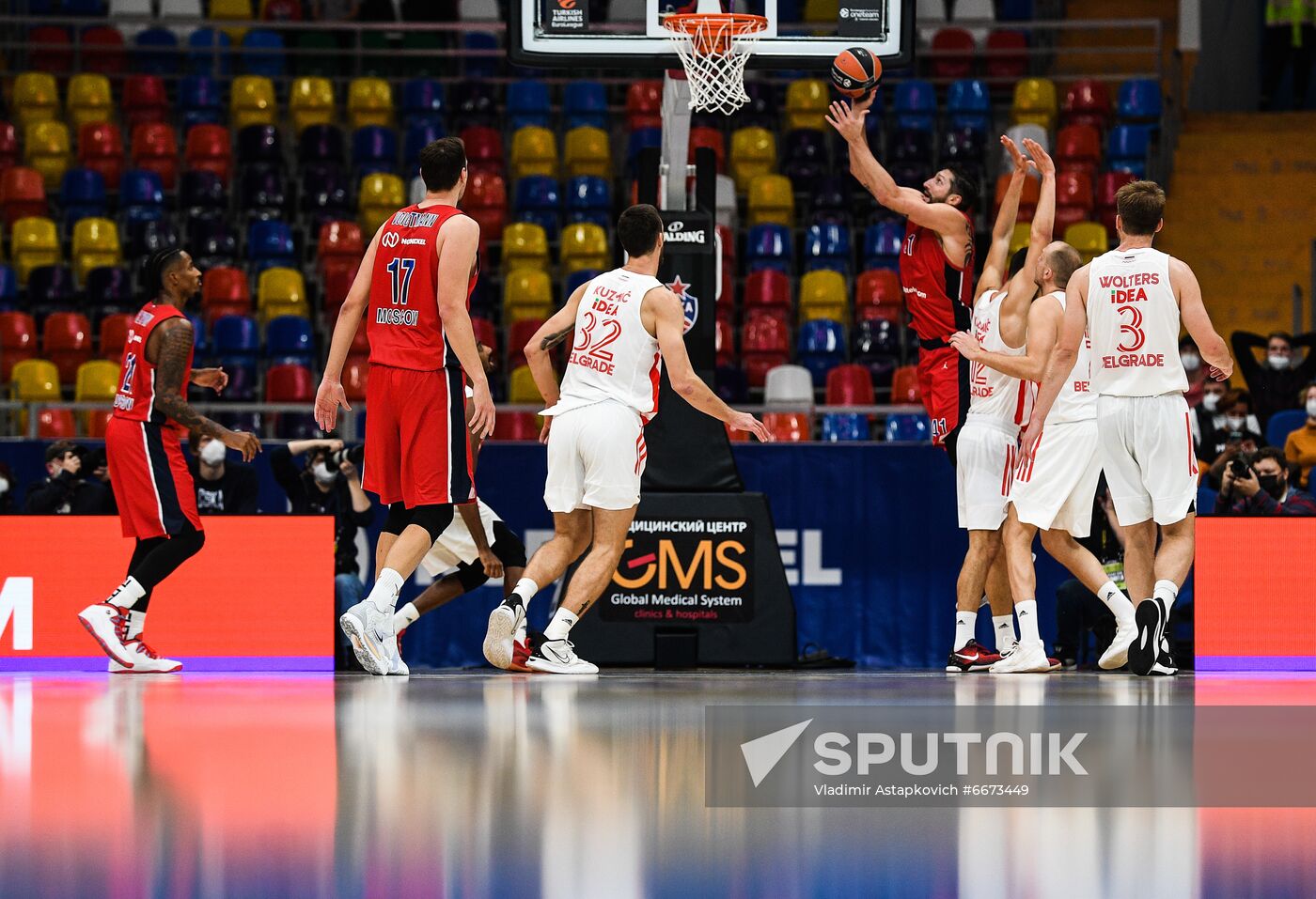 Russia Basketball Euroleague CSKA - Crvena Zvezda