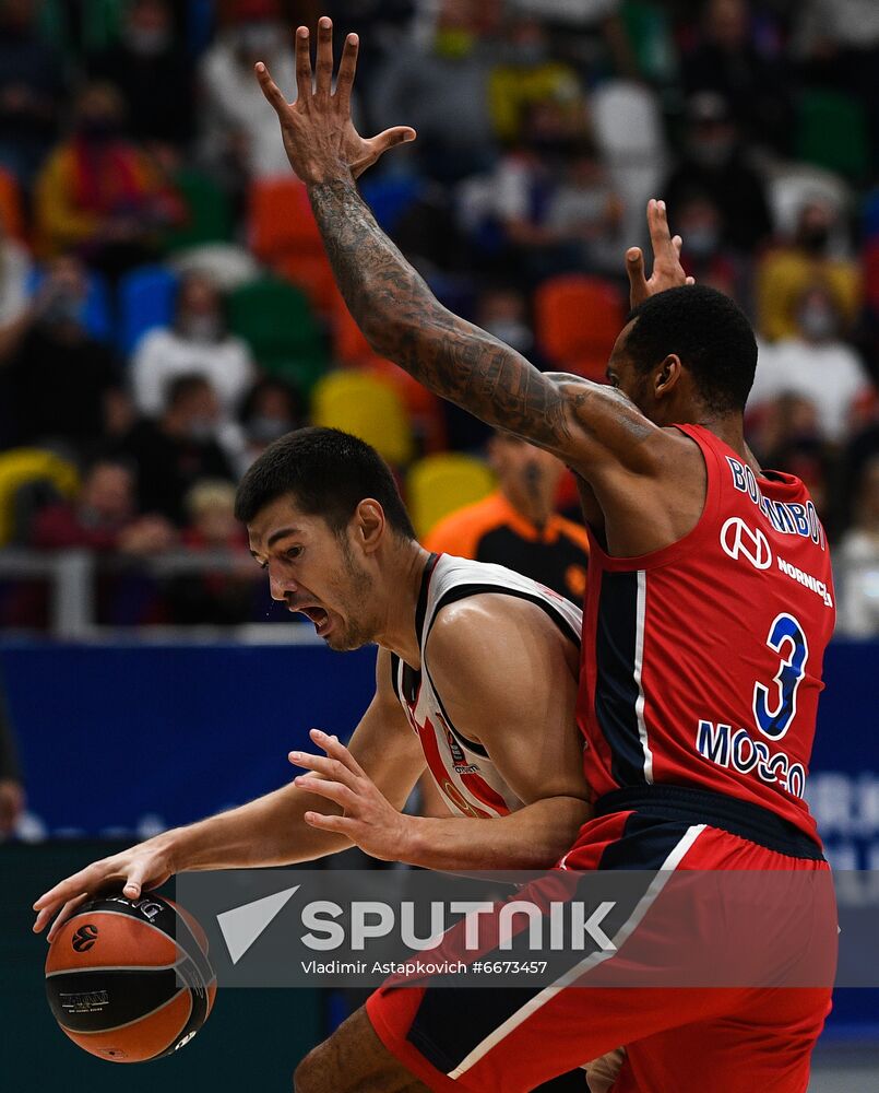 Russia Basketball Euroleague CSKA - Crvena Zvezda