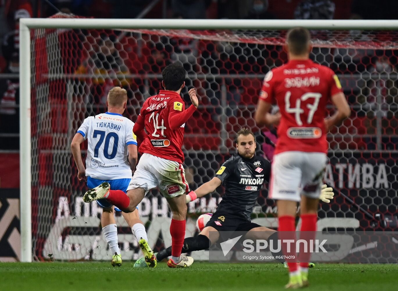 Russia Soccer Premier-League Spartak - Dynamo