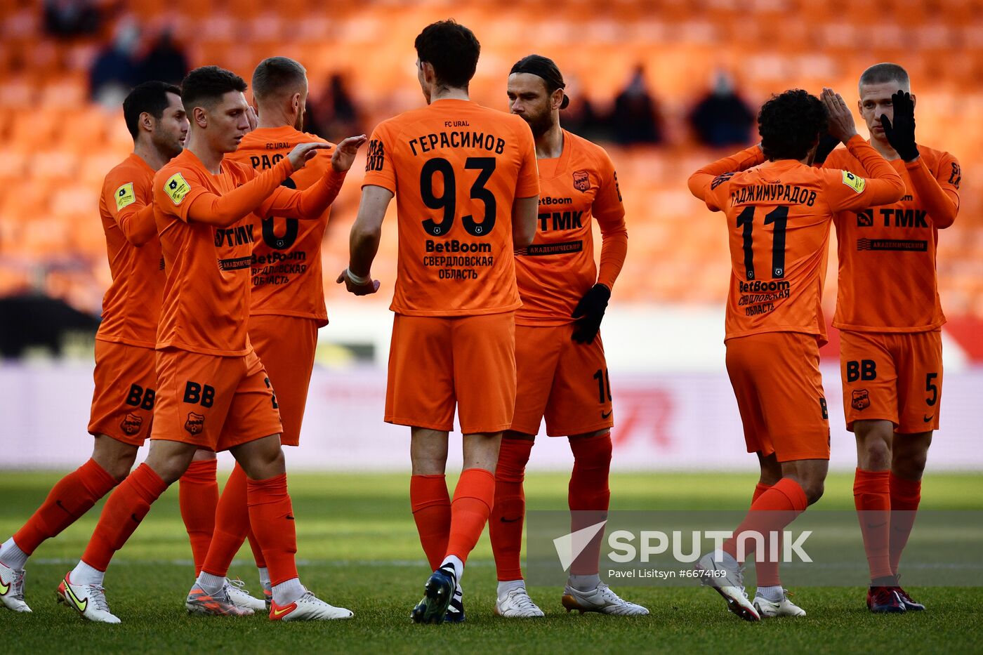 Russia Soccer Premier-League Ural - CSKA