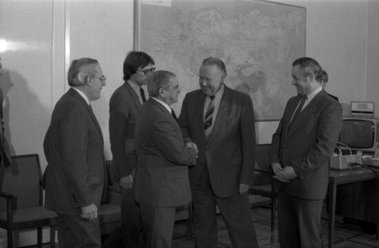 Delegation of US Congressmen visits USSR